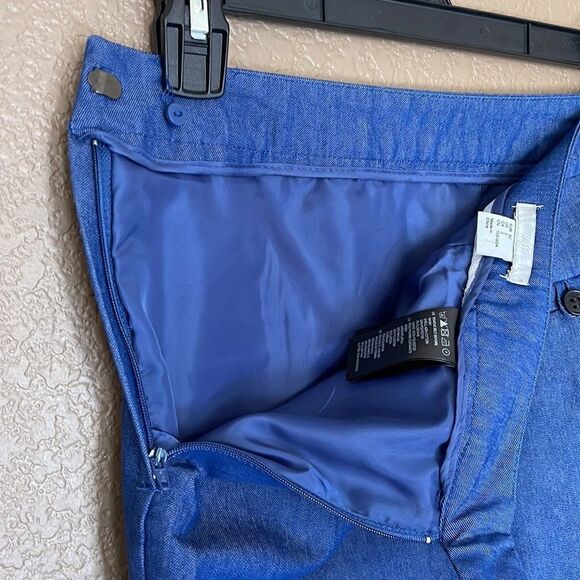 H&M blue pencil skirt size 2 - Picture 5 of 6